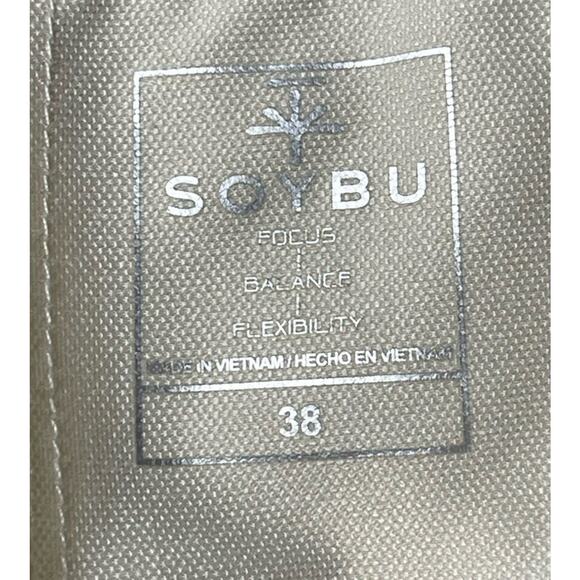 Soybu Shorts Men's Size 38 White Tan Athletic Stretch Golf, Walking, Vacation - Picture 7 of 10